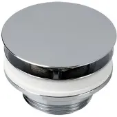 Plieger design afvoerplug m. push open 5/4" v. kraan z. waste v. bodemdikte 30-75mm chroom