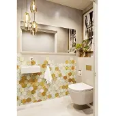 Mondiaz Fontein tyne 40 cm solid surface positie rechts zonder kraangat talc