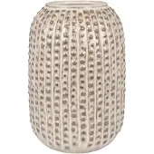 House Nordic Vaas Jeff | House Nordic natuursteen bruin 13x13x20 cm vazen | NADUVI