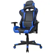 VDD Gaming Gamestoel Thomas - Ergonomisch - Zwart Blauw
