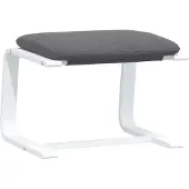 vidaXL Voetenbank 51x41x40 cm stof donkergrijs