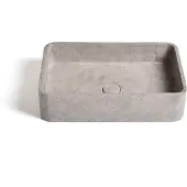 Ideavit Gaia Waskom 50x32.5x12cm Beton rechthoek Light Grey 290306-D1
