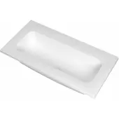 Ink Reflekt Wastafel Centraal Polystone 80x40cm - Zonder Kraangat - Mat Wit - Rechthoekig - Wastafels - Meubelwastafels - 8718835164010