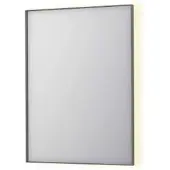 Ink SP32 Spiegel 60x80cm - LED Verlichting Rondom, Geborsteld RVS - Glas - Rechthoekig - Spiegels - Badkamerspiegels - 8718835176877