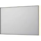 Ink SP32 Spiegel In Kader 120x80cm Indirecte LED Verlichting Rondom - Geborsteld RVS - Glas - Rechthoekig - Spiegels, Badkamerspiegels - 8718835177171