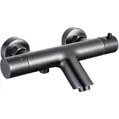 FortiFura Calvi thermostatische badkraan Geborsteld Gunmetal PVD SW720225