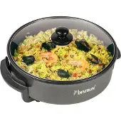 Bestron elektrische XL Hapjespan Ø32cm multifunctionele Partypan met