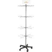 Clayre & Eef Display basis Ø 56x170 cm Zwart Ijzer Rond
