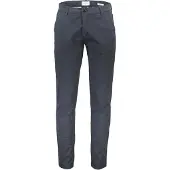 Lindbergh White Slim Fit Chino Donkerblauw, Effen
