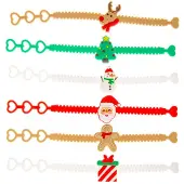 LG-Imports armbandjes kerst, set van 12