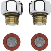GROHE terugslagklep set - 2 stuks - Chroom - 47189000