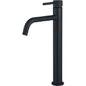 FortiFura Calvi Slim Wastafelkraan - 32cm - verhoogd - opbouw - mat zwart SW377836