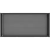 Best design Moya Lotus inbouwnis 61x31 gunmetal