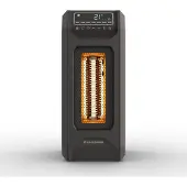 CoolHome IH22 Infrarood kachel - verwarming met ventilator - Elektrische kachel met afstandsbediening - 1500W - Zwart - Radiator ventilator
