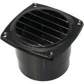 BREG Ventilatierooster met slangaansluiting