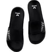 Erima Erilette Badslippers Zwart - Grijs - Wit 36