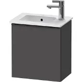 Duravit Fonteinkast d-neo wand 410x274x440 mm links mat grafiet