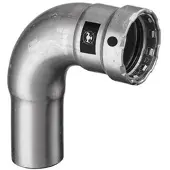 Viega bocht 90gr 3/8 zk
