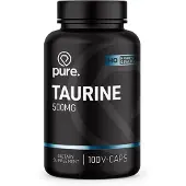 Pure Taurine 500mg - 100 v-caps