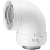 Burgerhout concentr. rga/ltv hulpstuk 2 aansluiting, wit, binnenbuis aluminium