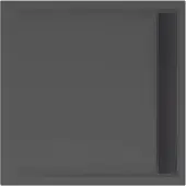 Xenz Easy-Tray douchebak 80x80x5cm zwart mat