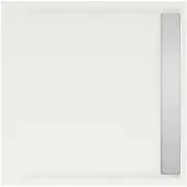 Xenz Easy-Tray douchebak 100x100x5cm edelweis