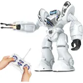 Silverlit Robot Robo Blast wit - Bestuurbare Speelgoedrobot met schietende vuist - 34 cm hoog