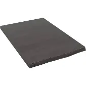 vidaXL Wastafelblad 40x60x2 cm behandeld massief hout donkerbruin