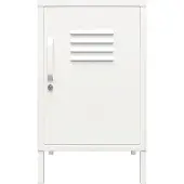 Dorel Home Mission-District-Eindtafel - 1-Deur - Wit Metaal