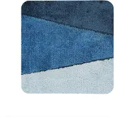 Dutch House Bidetmat Dijon - blue 60x60cm