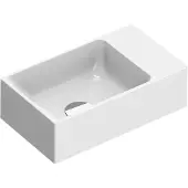 Catalano Premium Fontein 40x23cm Keramiek - Zonder Kraangat - Glans Wit - 8055348934786 - Rechthoekig - Wastafels, Fonteinen, Opzetfonteinen