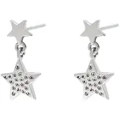 Yehwang Oorbel ster hammerd zilver 0287716-101