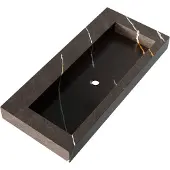 Brauer Coral Wastafel 100x46cm Artificial Marble - Zonder Kraangat - Copper Brown - 8720724503817 - Rechthoekig - Wastafels, Meubelwastafels