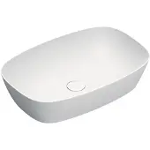 Catalano Alvea Opzetwastafel 60x40cm - Mat Wit - Keramiek - 8058647591193 - Rechthoekig - Wastafels, Opzetwastafels