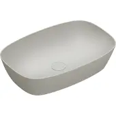 Catalano Alvea Opzetwastafel 60x40cm - Mat Cemento - Keramiek - 8058647591216 - Rechthoekig - Wastafels, Opzetwastafels