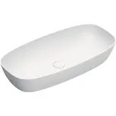 Catalano Alvea Opzetwastafel 80x40cm - Mat Wit - Keramiek - 8058647591056 - Rechthoekig - Wastafels, Opzetwastafels