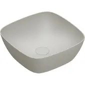 Catalano Alvea Opzetwastafel 40x40cm - Mat Cemento - Keramiek - 8058647591353 - Vierkant - Wastafels, Opzetwastafels
