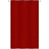 The Living Store Living Store Balkonbescherming, rood, 140x240 cm, gemaakt van Oxford-stof