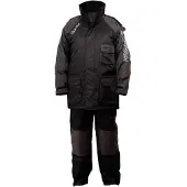 Quantum Fishing Winter Set - vispak warmtepak voor vissen - 140-152 - zwart-grijs - Kinder vispak - -Kinder Warmtepak