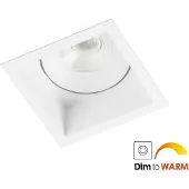Berla Lighting Inbouwspot Vierkant Wit 6.5Watt Led IP44 DTW