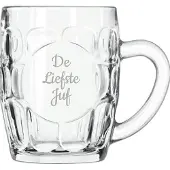 Libbey Gegraveerde Bierpul 55cl De Liefste Juf