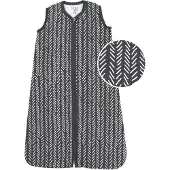 Little Boo Slaapzak - Geweven - ZigZag - Anthracite - 70cm