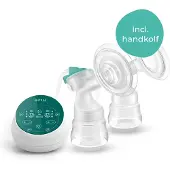 Nutrea DoubleFlow – Draadloze Dubbele Elektrische Borstkolf 24 mm – Oplaadbare Accu
