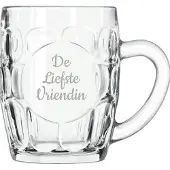 Libbey Gegraveerde Bierpul 55cl De Liefste Vriendin
