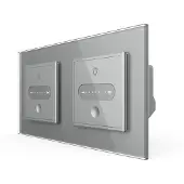 Livolo | Grijs | SR+SR | Slide-Dimmer | Smart Home - Bekijk hier!