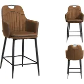MX Sofa Barstoel Morris | kleur: Cognac | per 2 stuks