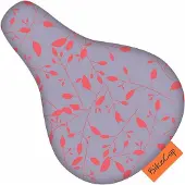 Bikecap Zadelhoesje Kids Lilac Leaves | Fietszadelhoes - Fietszadeldek - Stof en waterafstotend