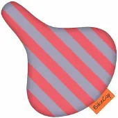 Bikecap Zadelhoes Lilac Stripes | Fietszadelhoes - Fietszadeldek - Stof en waterafstotend