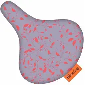Bikecap Zadelhoes Lilac Leaves | Fietszadelhoes - Fietszadeldek - Stof en waterafstotend