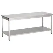 CombiSteel Werktafel | Bodemschap | 110cm breed | RVS | | 7812.0006